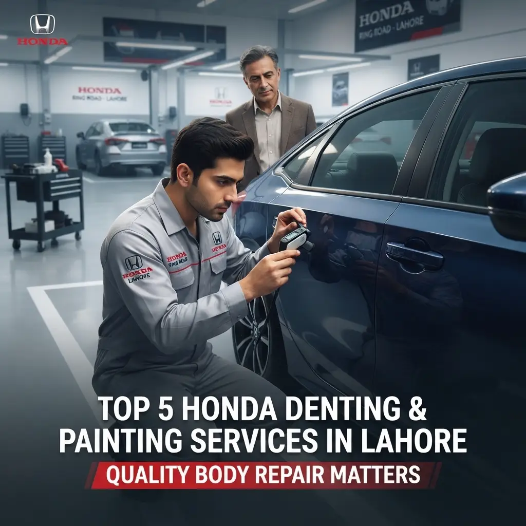 Top 5 Honda Denting and Painting Services in Lahore