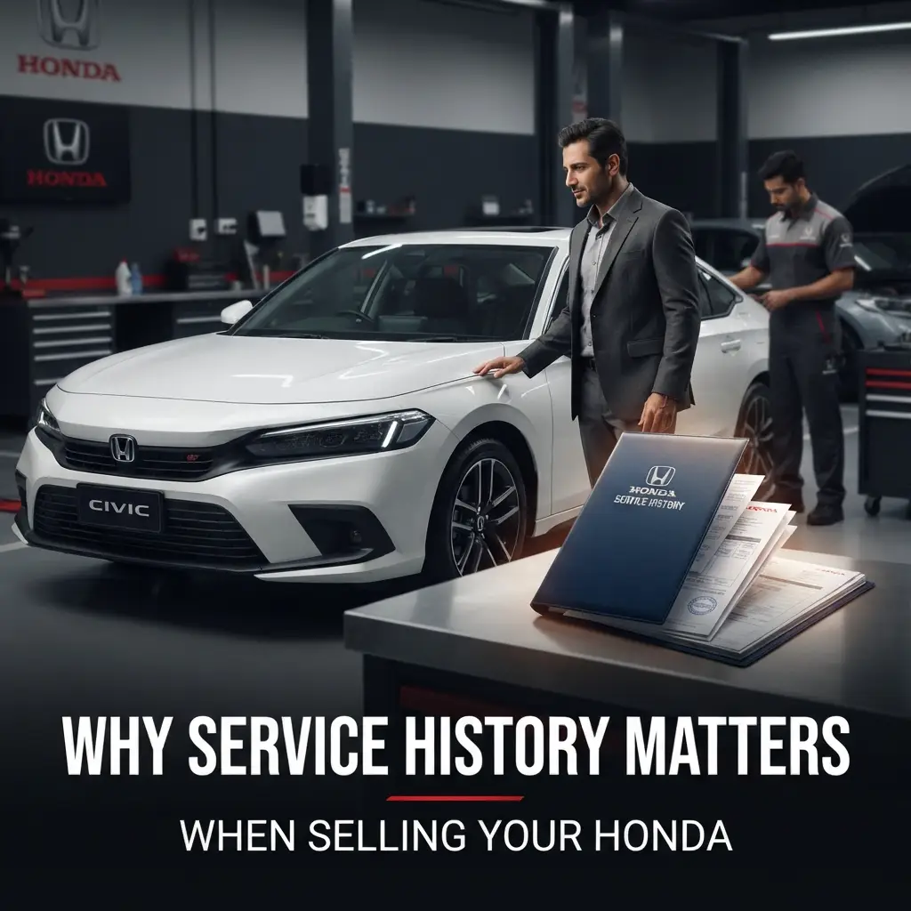 Why Service History Matters When Selling Your Honda Car