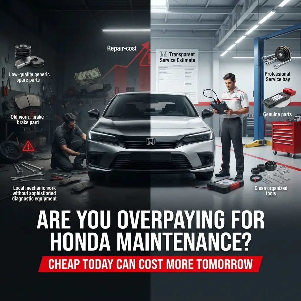 Are You Overpaying for Honda Car Maintenance in Lahore